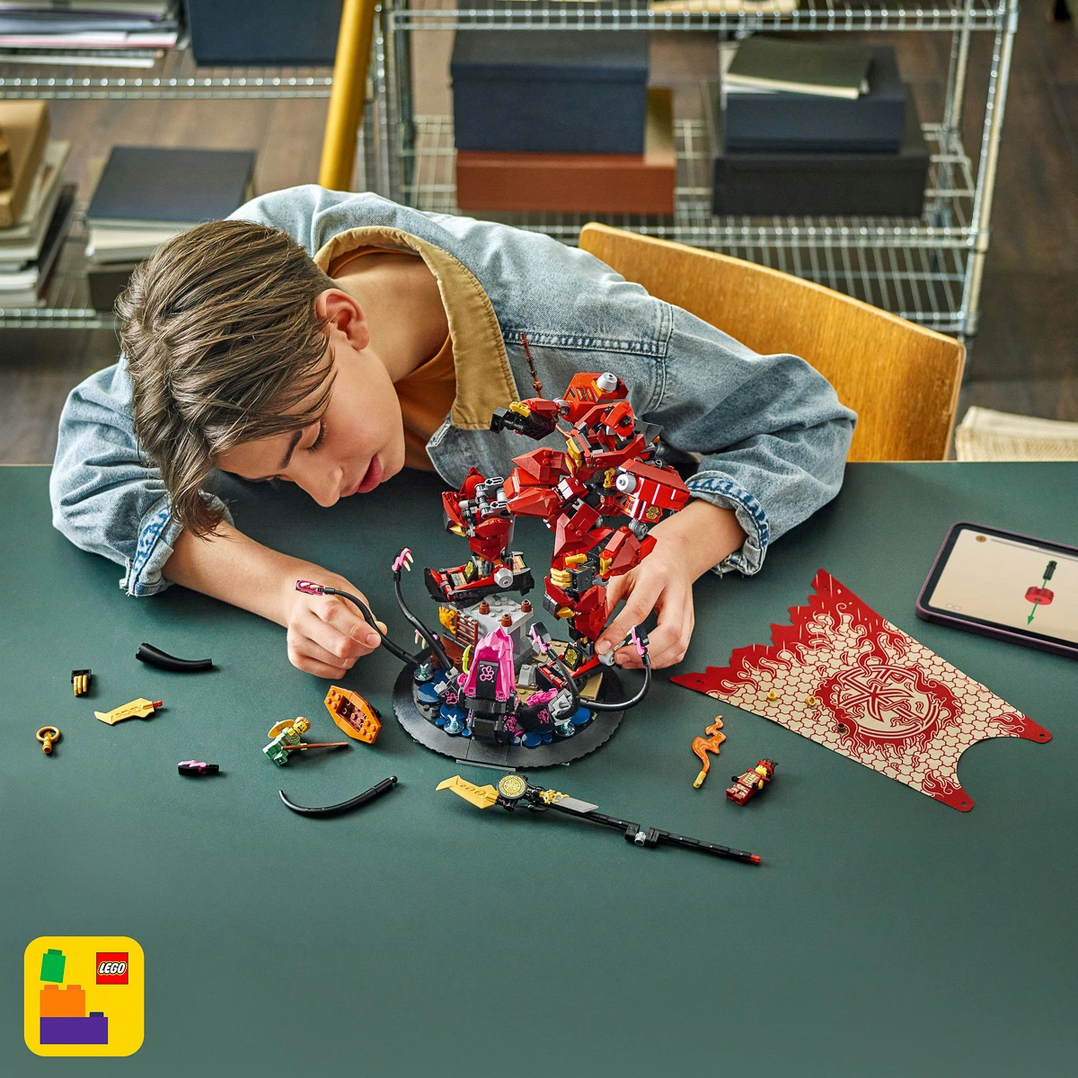 LEGO NINJAGO Робот Вогняного Лицаря 71846 — фото 15