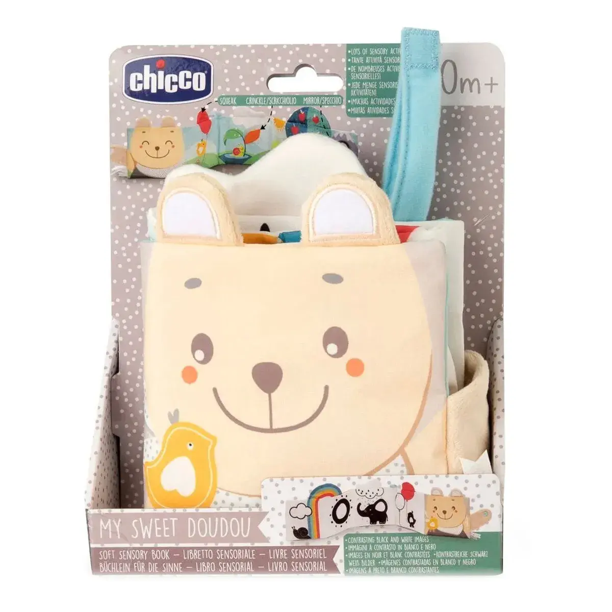 М'яка сенсорна книжка Chicco My Sweet DouDou (12162.00) — фото 2