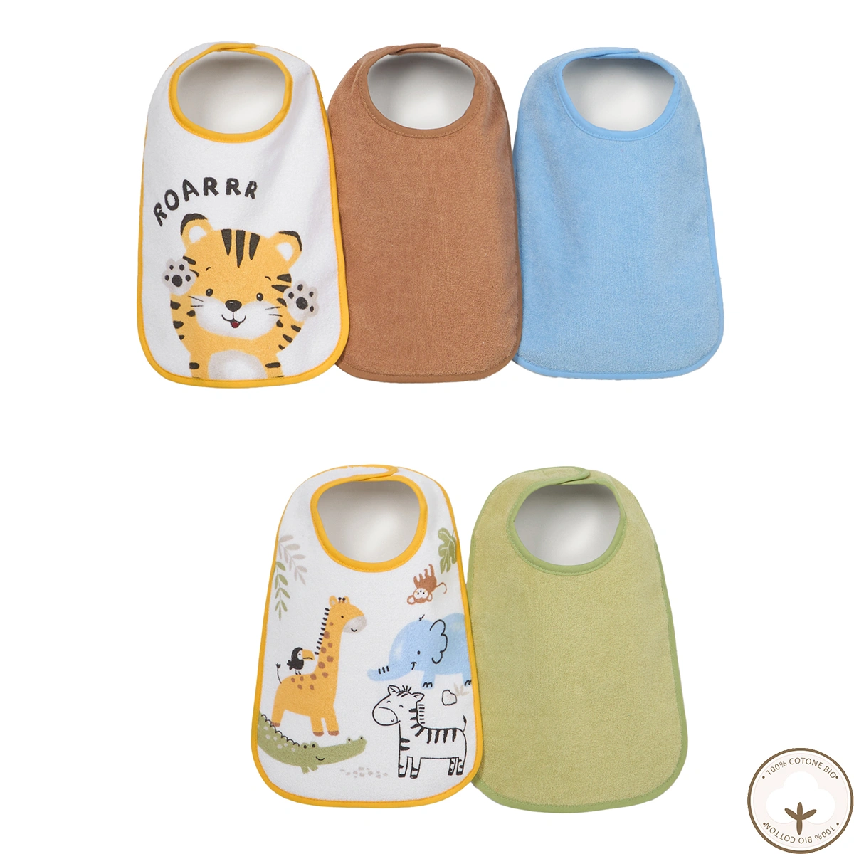 Слинявчики Blukids Bio Cotton 5 шт (3983774)