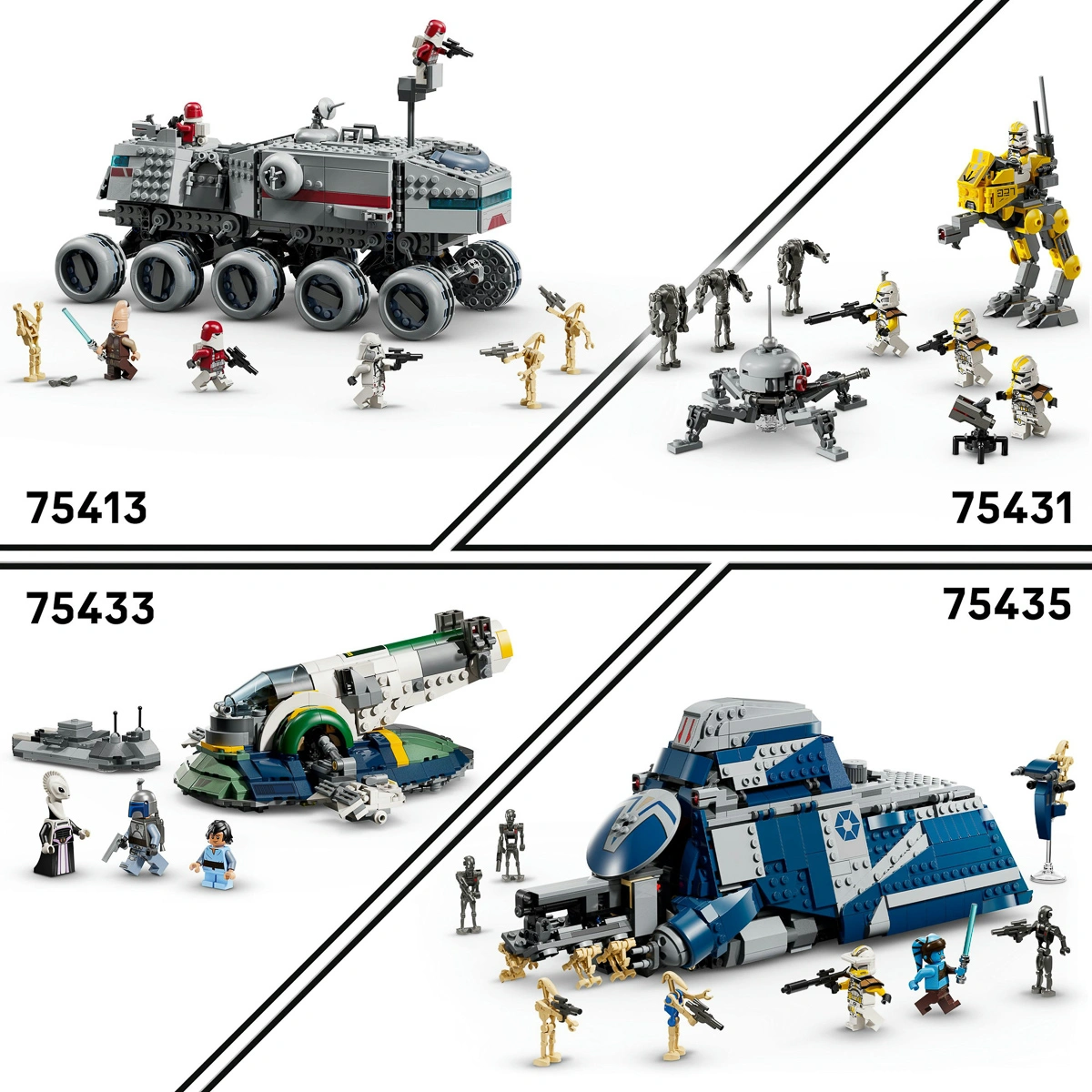 LEGO Star Wars Зоряний винищувач V-19 «Потік» 75432 — фото 5