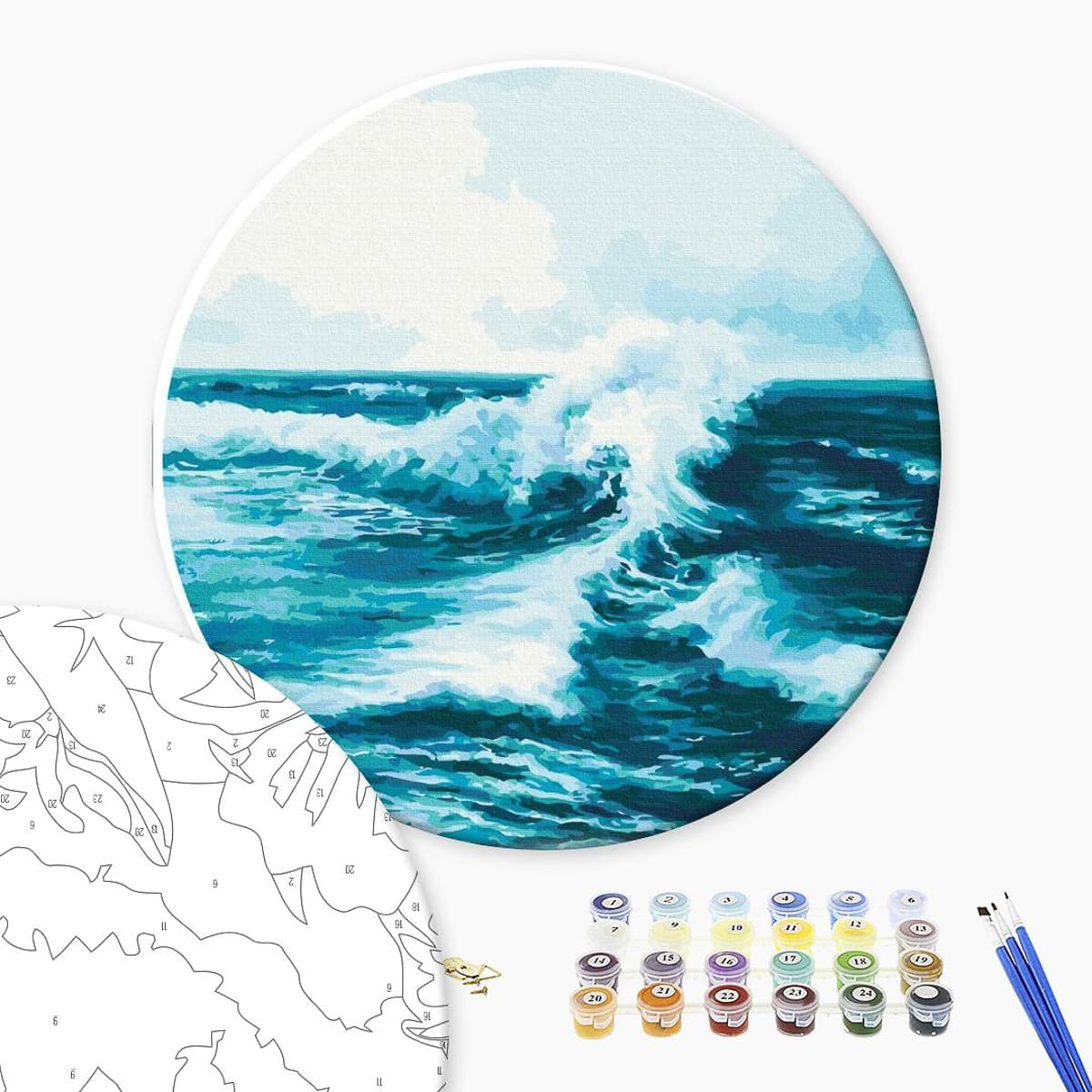 Картина за номерами Brushme Хвиля, RC00051L