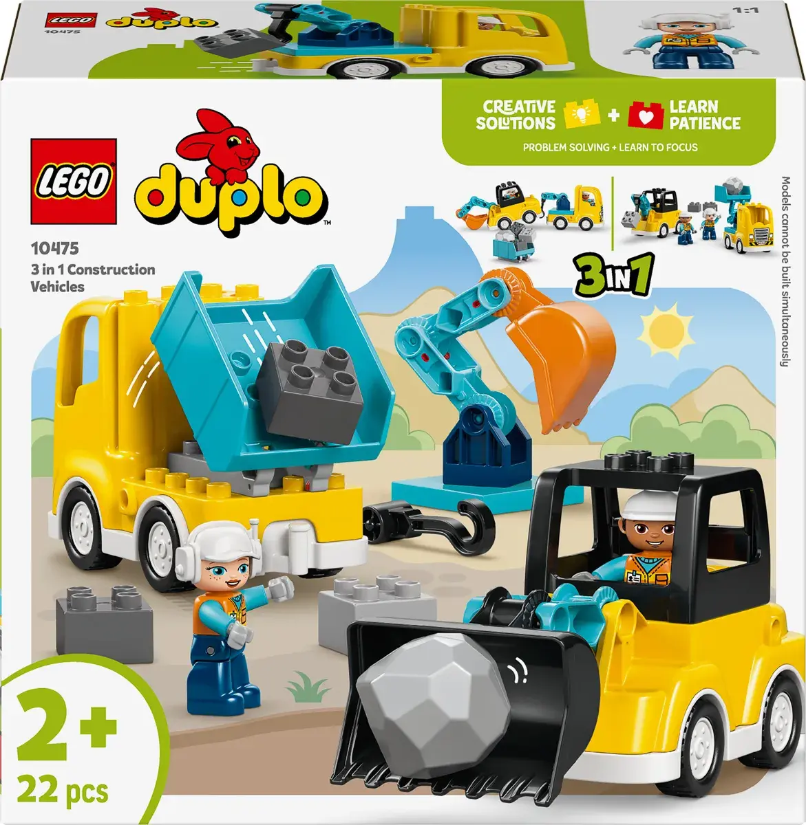 LEGO DUPLO Town 3-в-1 Будівельна техніка 10475