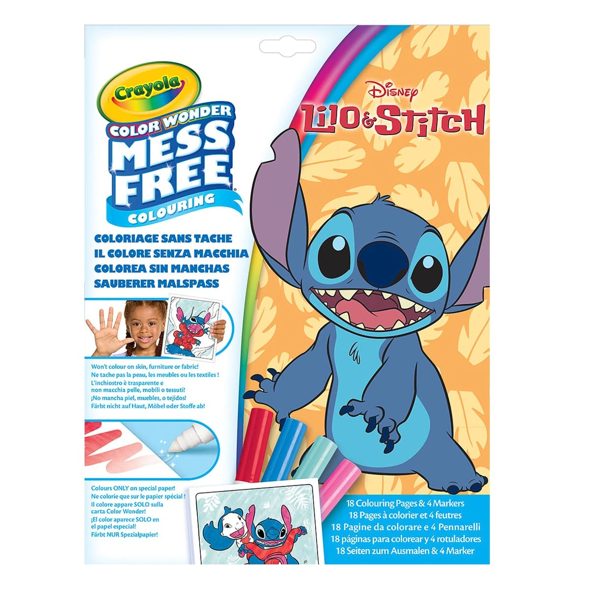 Набір для творчості Crayola Lilo and Stitch Розмальовка із фломастерами 75-2665