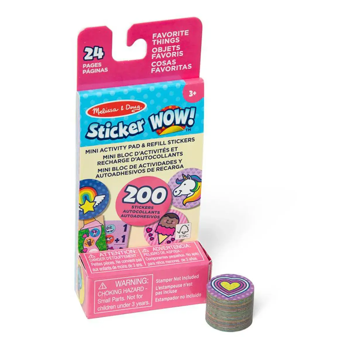 Набір Melissa & Doug Sticker Wow Улюблені речі
