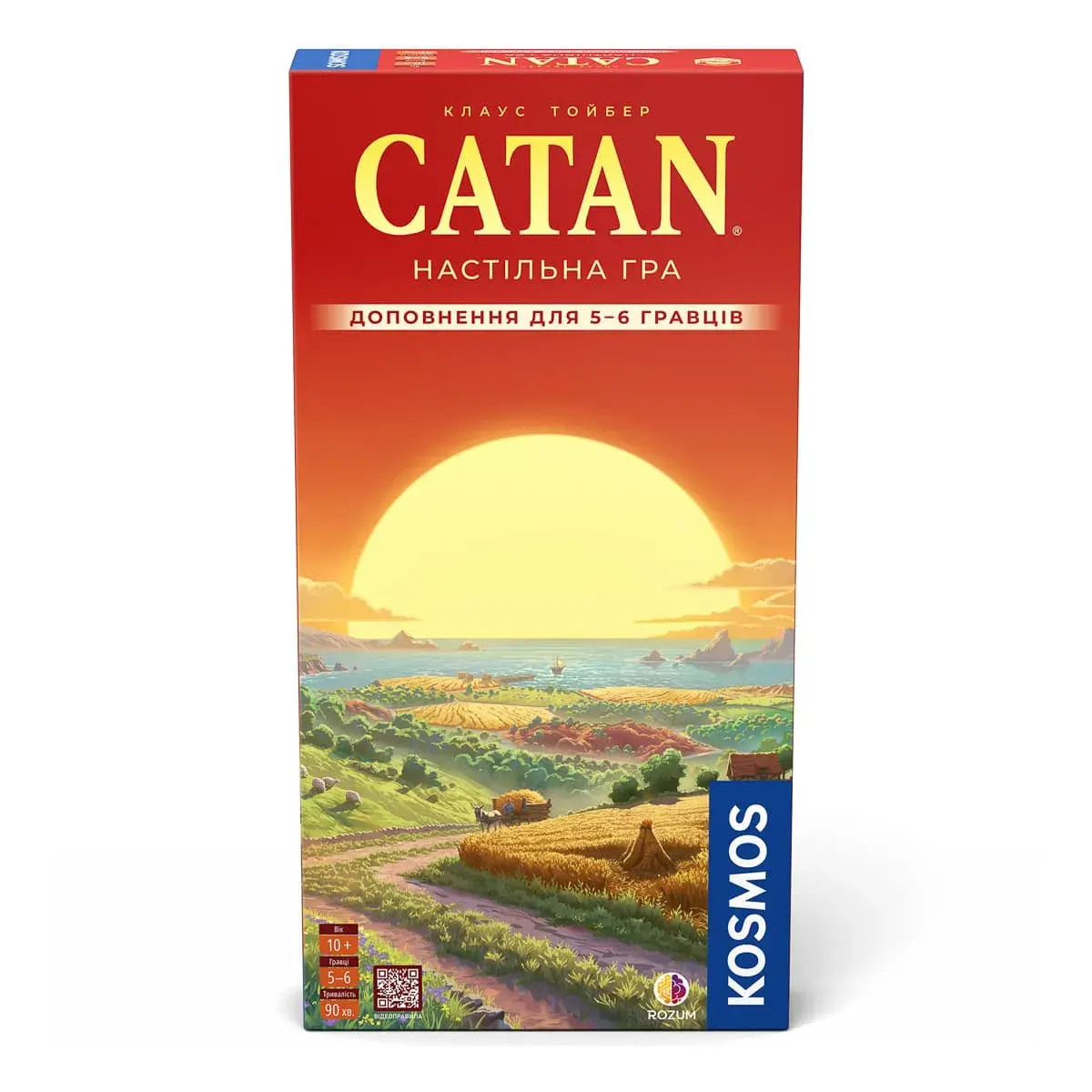 Настільна гра Rozum Catan. Доповнення для 5-6 гравців (укр), R101UA