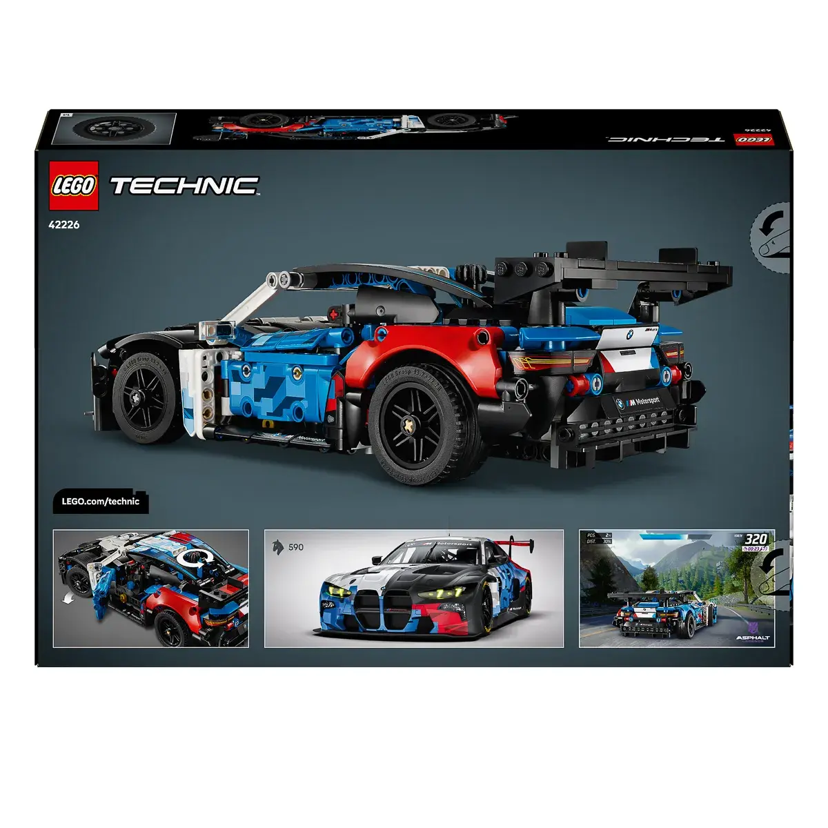 LEGO Technic Автомобіль для перегонів BMW M4 GT3 EVO 42226 — фото 13