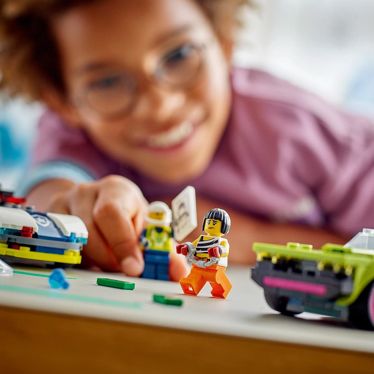 LEGO City Переслідування маслкара на поліцейському автомобілі 60415 — фото 3