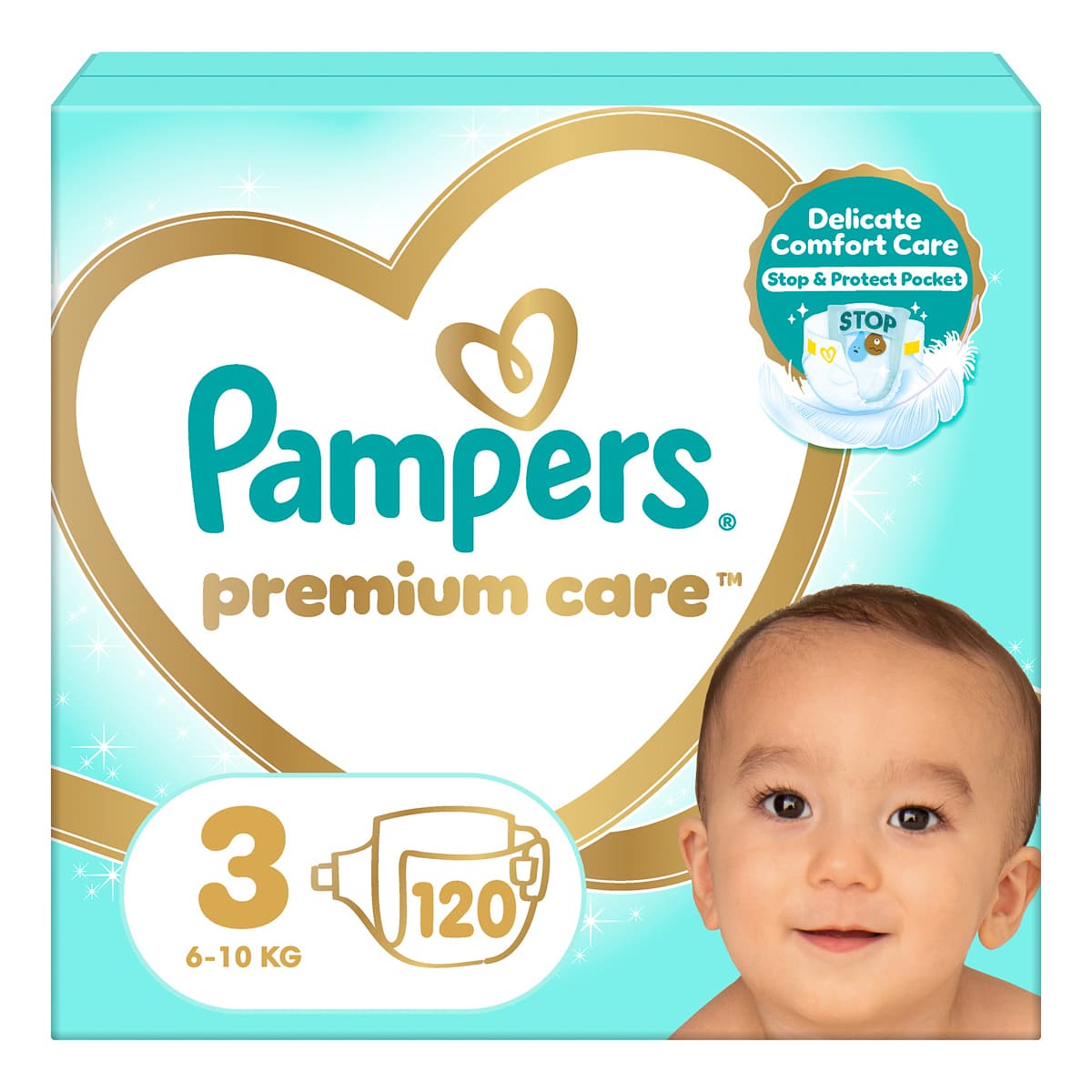 Підгузки Pampers Premium Care Розмір 3 (6-10 кг) 120 шт 706674