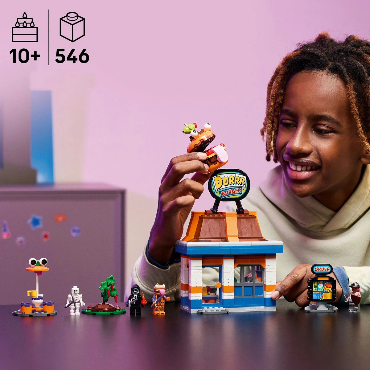 LEGO Fortnite Durrr Burger ресторан 77076 — фото 11