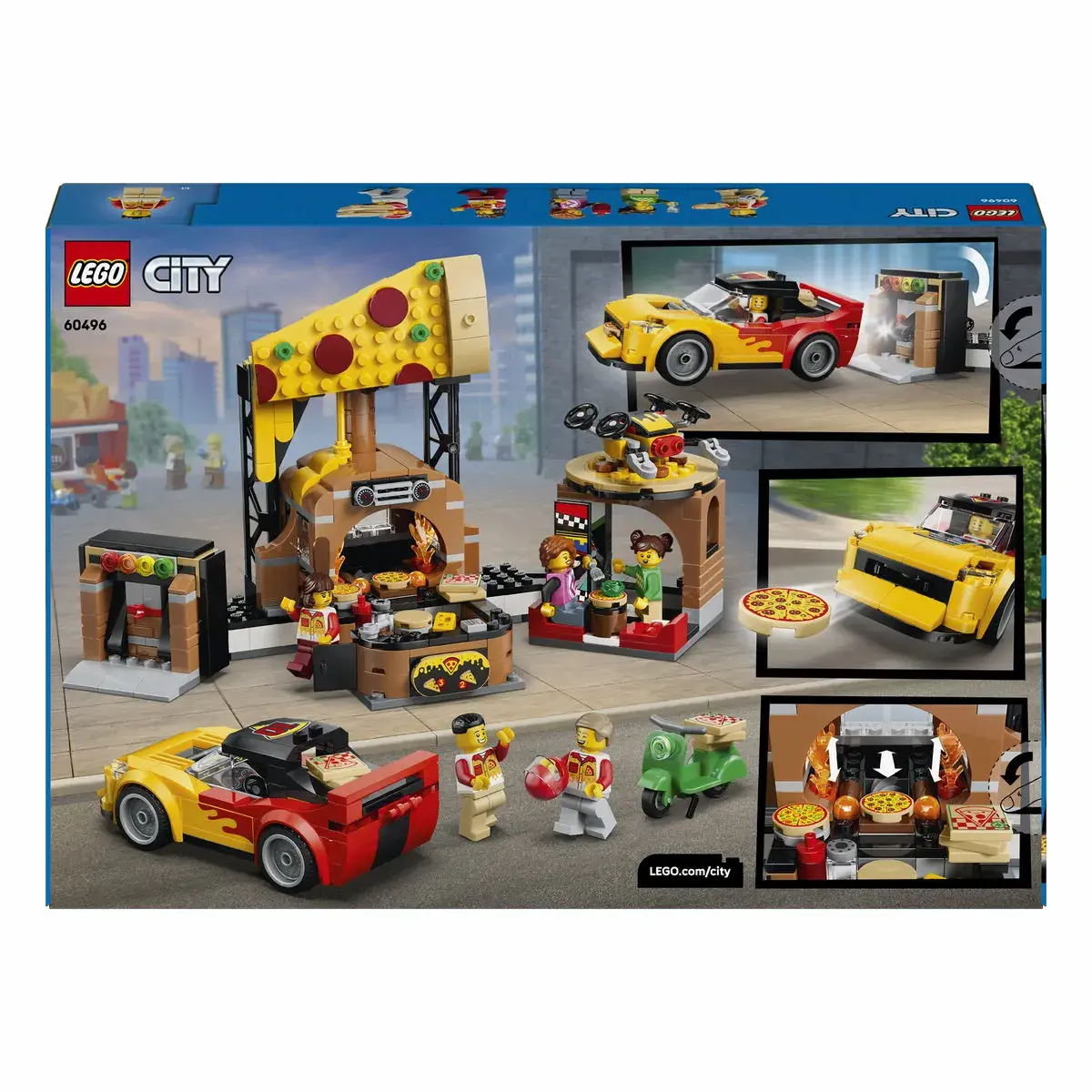 LEGO City Доставка піци з різними транспортними засобами 60496 — фото 8