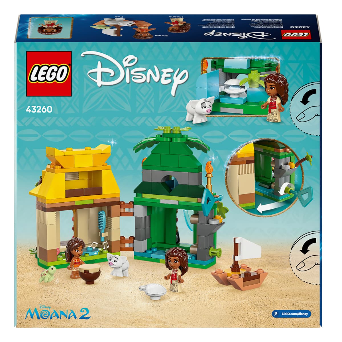 LEGO Disney Princess Острівні розваги Ваяни 43260 — фото 9