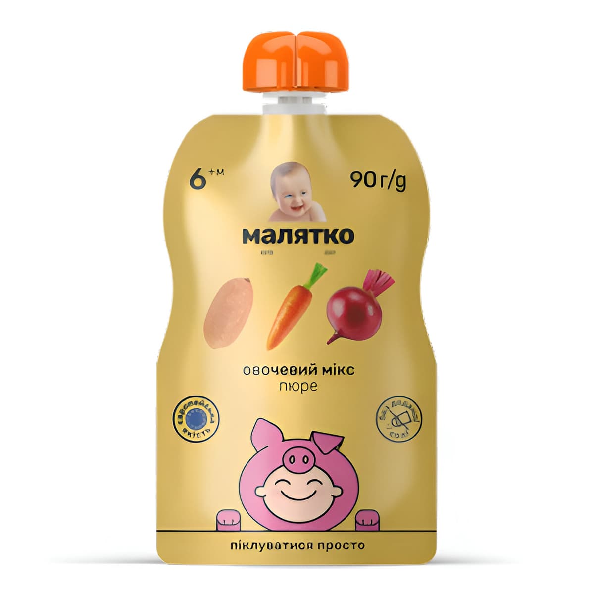 Пюре Малятко Овочевий мікс 90 г