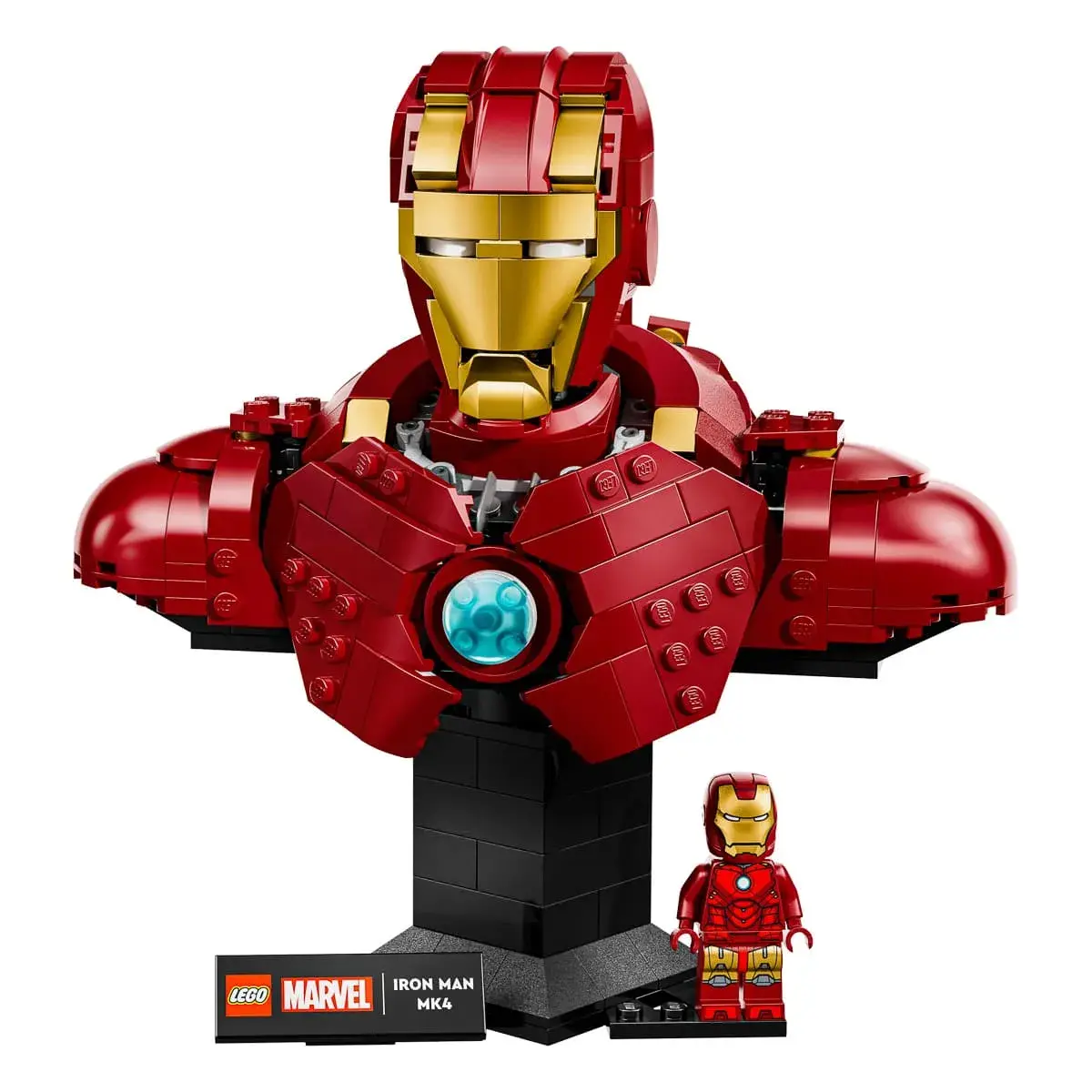LEGO Marvel Бюст Залізної Людини MK4 76327 — фото 9