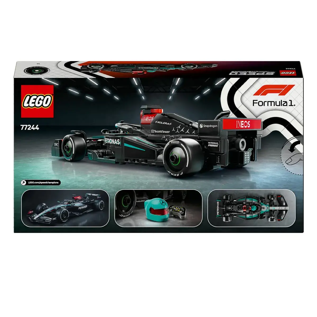 LEGO Speed ​​Champions Автомобіль для перегонів Mercedes-AMG F1 W15 77244 — фото 8