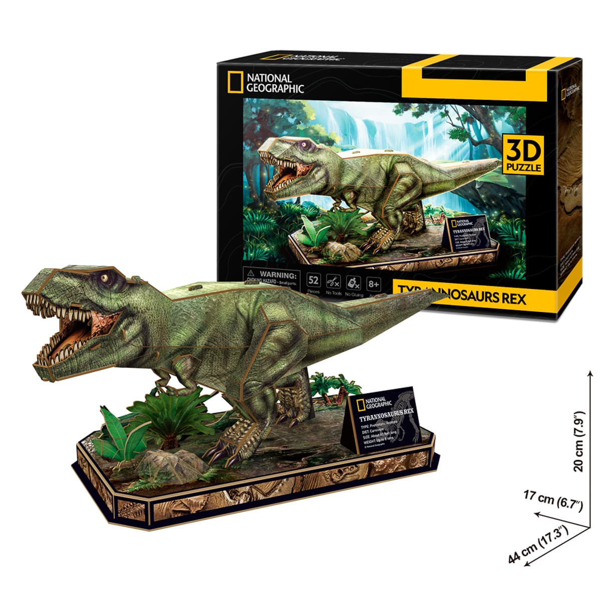 3D Пазл CubicFun National Geographic Dino Тиранозавр Рекс, DS1051H — фото 5
