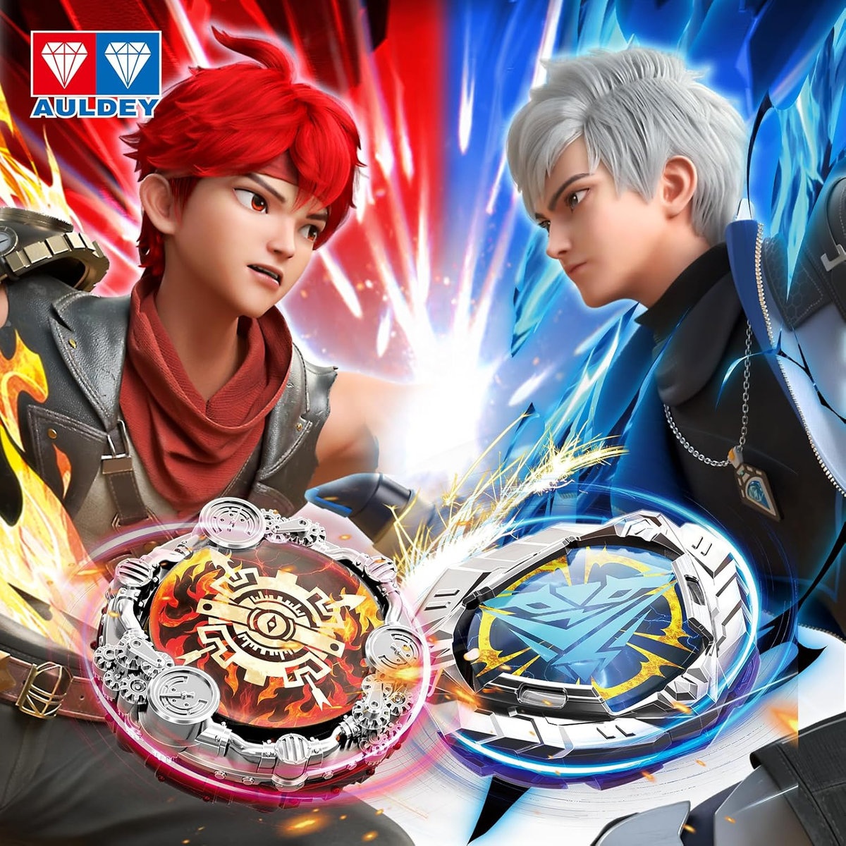 Набір Infinity Nado VII Power Battle Set Громовий Мисливець Тіней та Вогняне Колесо Вибуху (EU664180) — фото 27