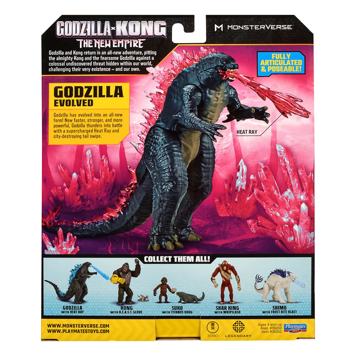 Фігурка Godzilla VS Kong Godzilla Evolved 15 см, 35202 — фото 4
