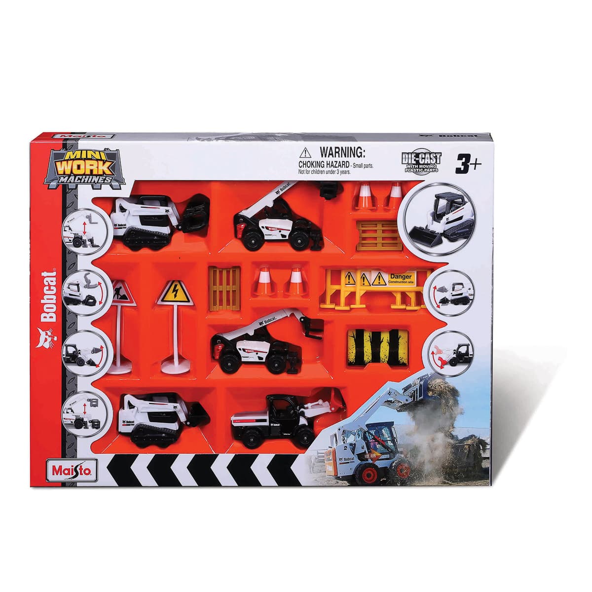 Набір автомоделей Maisto Bobcat Playset 1:64, 12436