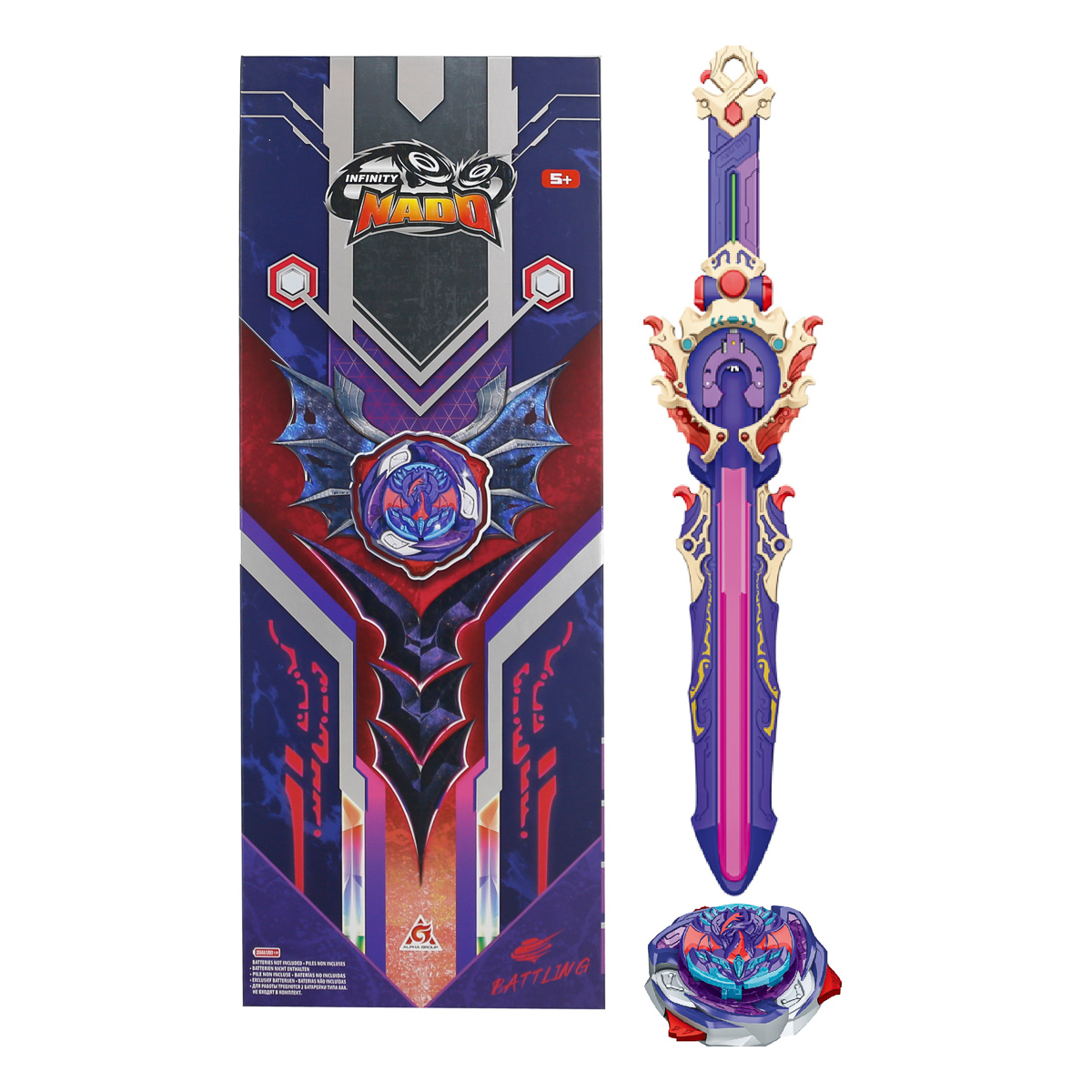 Дзиґа Infinity Nado VI Deluxe Pack Sky Lord, EU654232 — фото 5