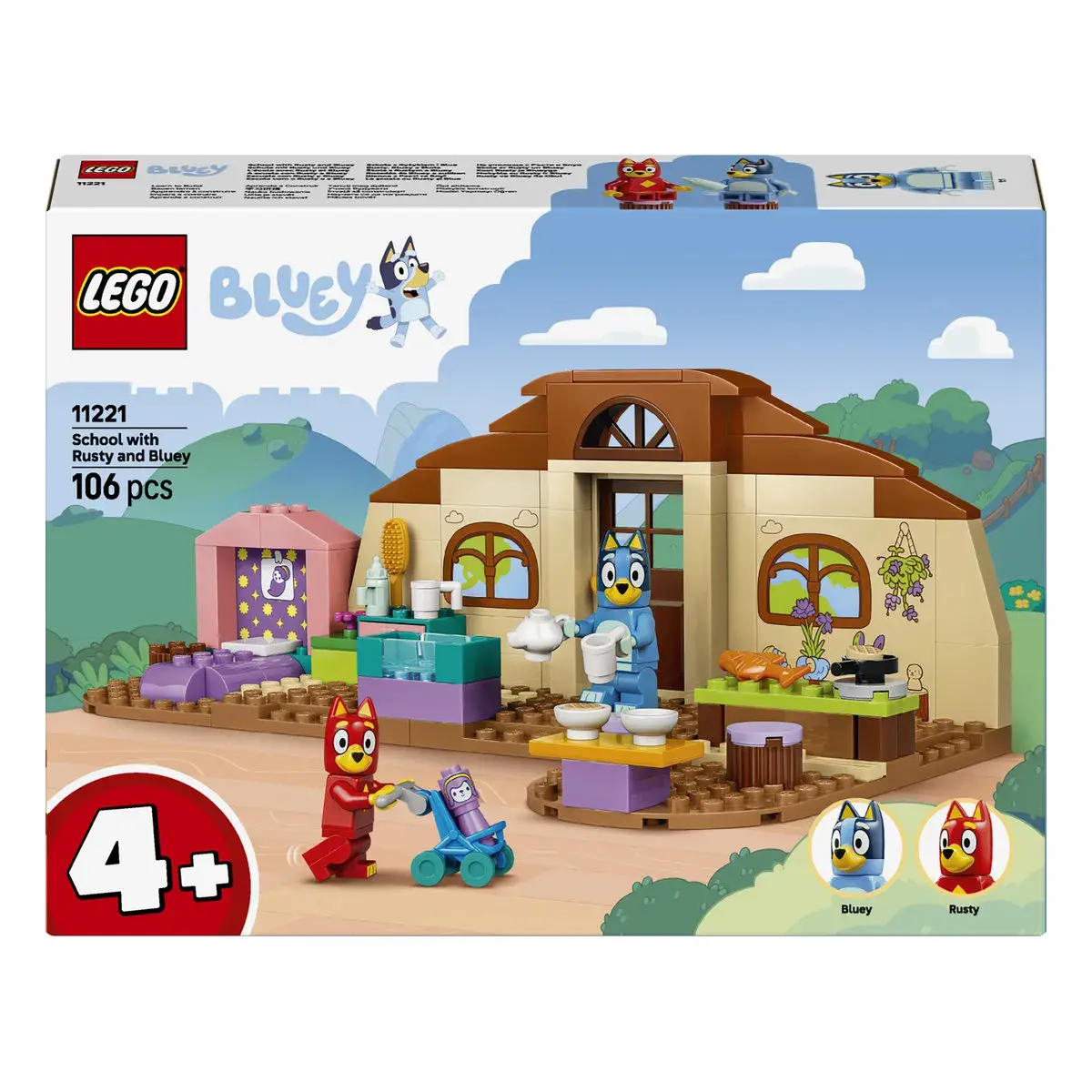LEGO Bluey Школа з Расті та Блуї 11221