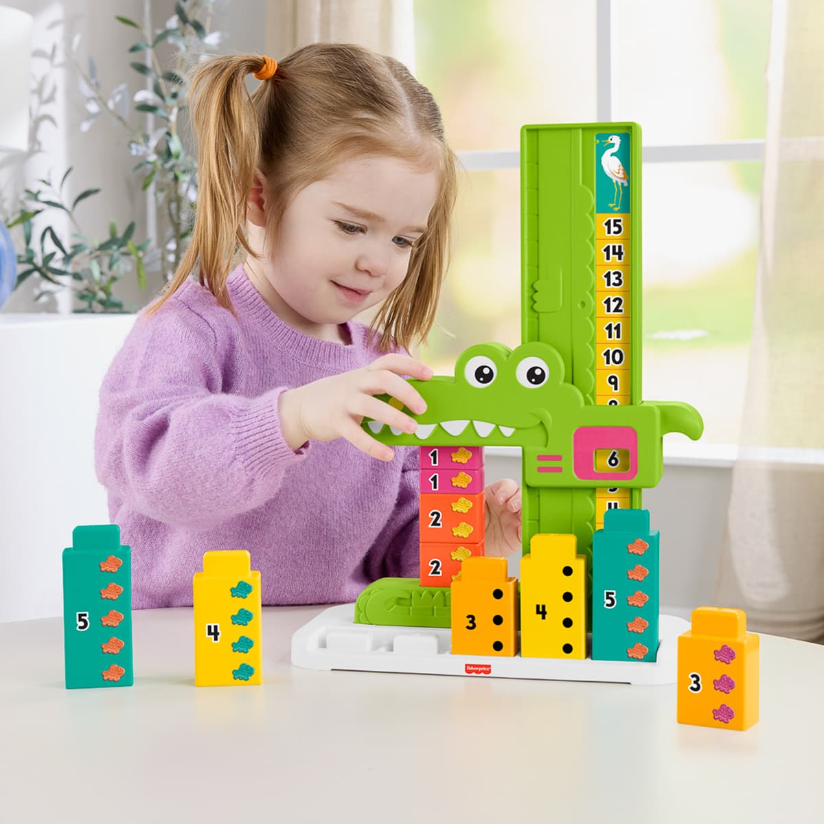 Іграшка-конструктор Fisher-Price Яскравий алігатор, JCT13 — фото 5