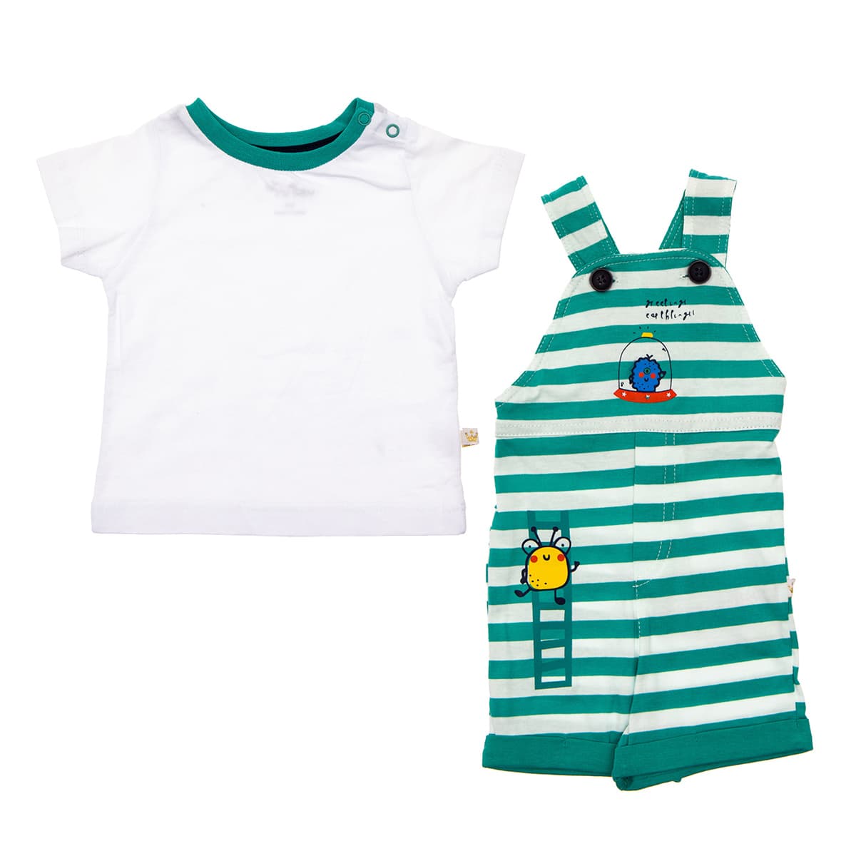 Комплект футболка та напівкомбінезон For My Baby 22608