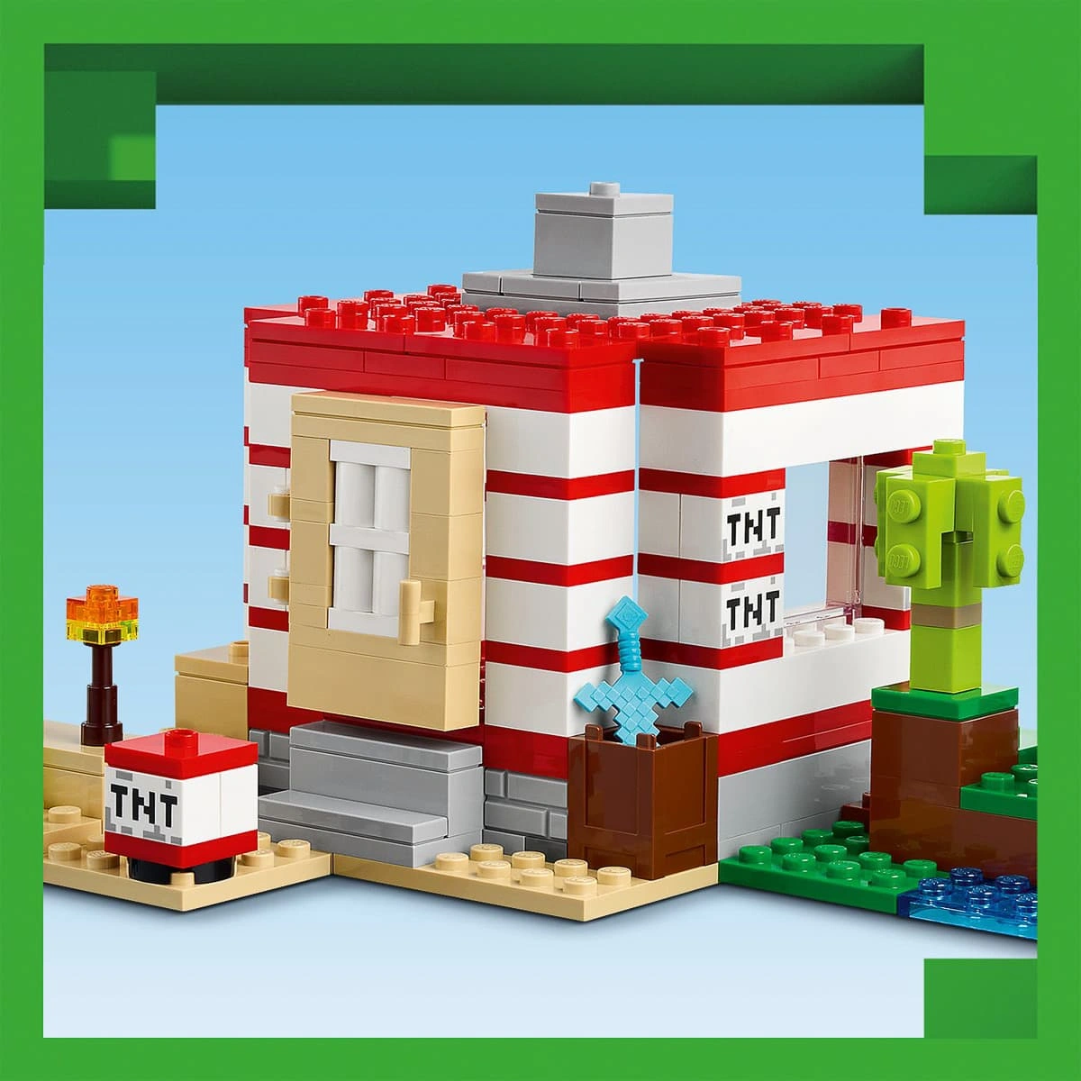 LEGO Minecraft Будинок з вибухівки в джунглях 21275 — фото 6