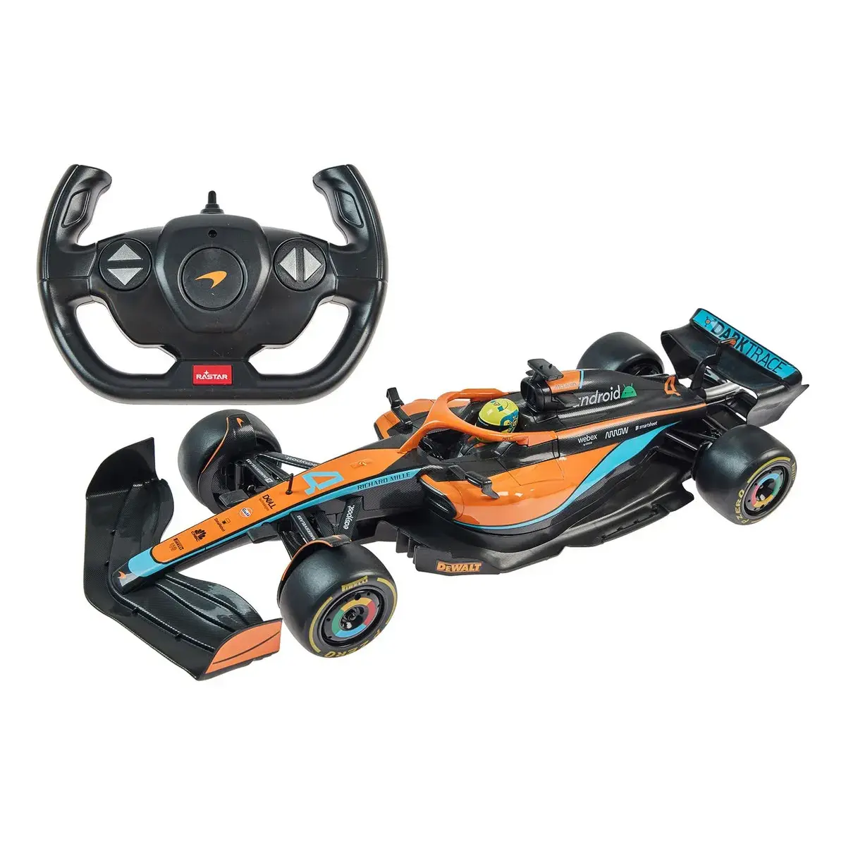 Машинка на р/к Rastar McLaren F1 W11 MCL36 1:12 помаранчевий (4540046)