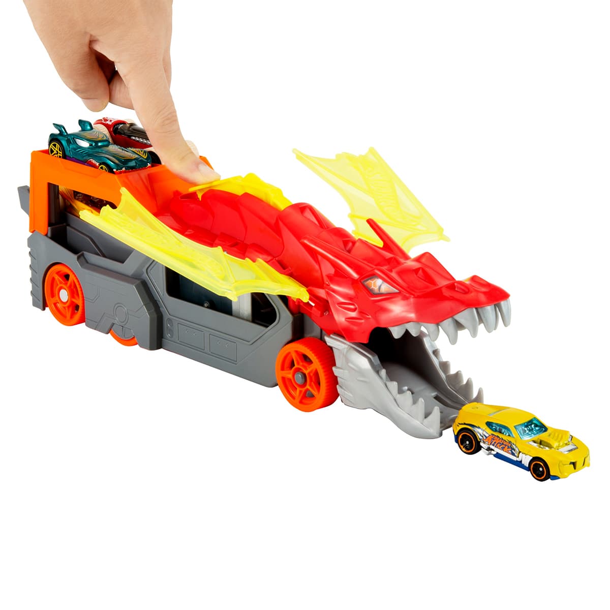 Вантажівка-транспортер Hot Wheels Паща дракона, GTK42 — фото 5