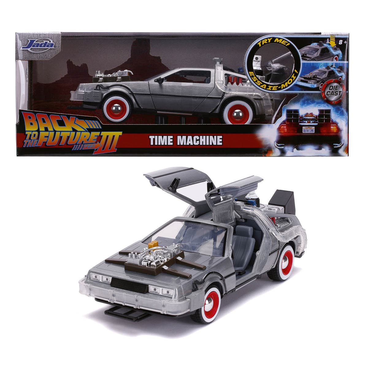Автомодель Jada Toys Назад до майбутнього 3 Машина часу 1989, 253255027 — фото 9