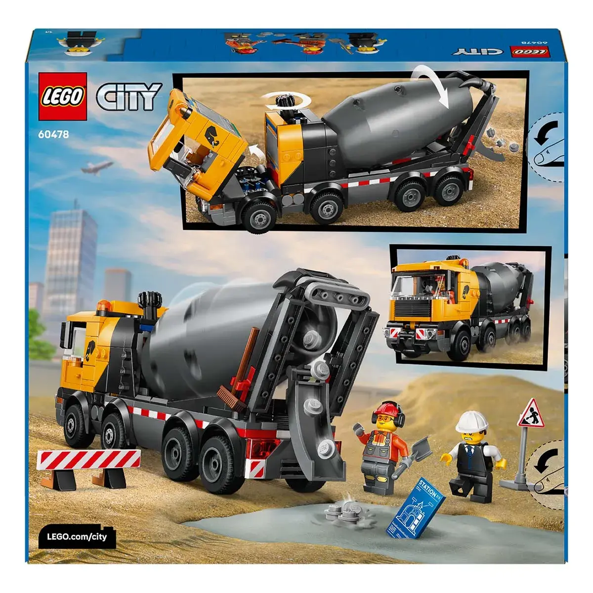 LEGO City Great Vehicles Бетонозмішувач 60478 — фото 5