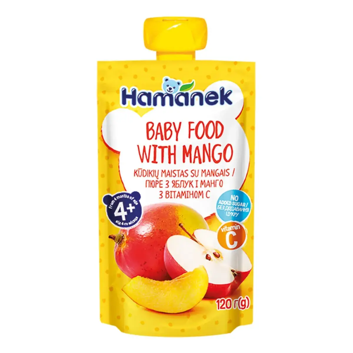 Пюре Hamanek Яблуко Манго 120 г