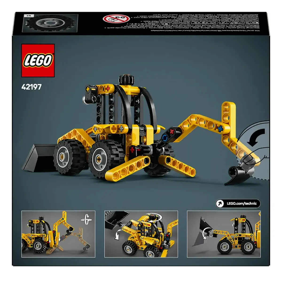 LEGO Technic Екскаватор-навантажувач 42197 — фото 6