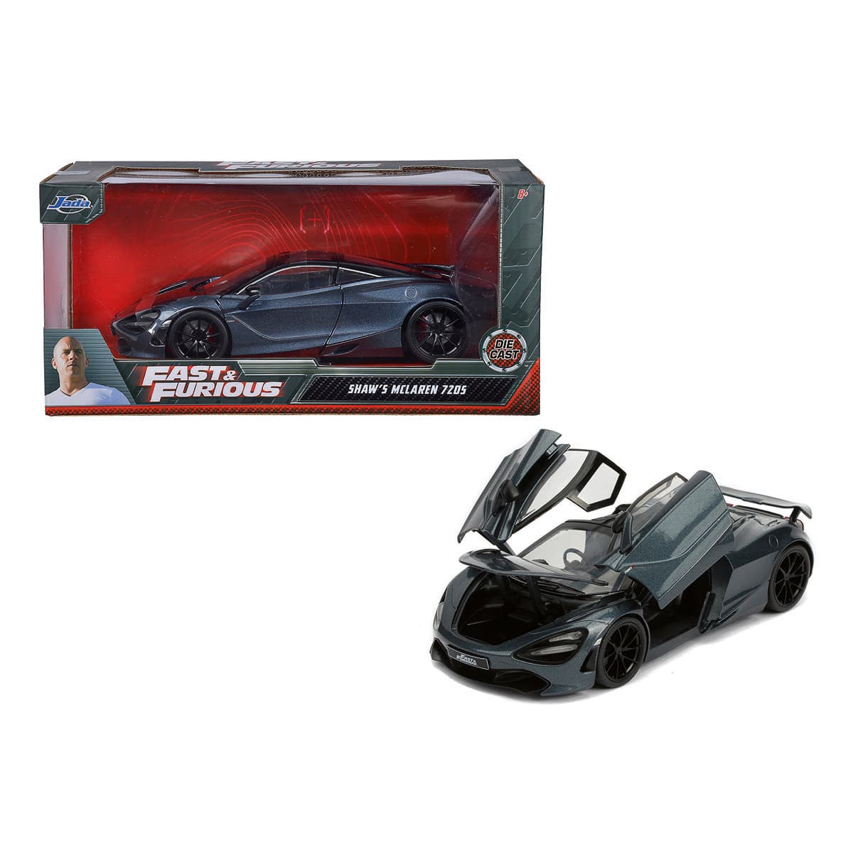 Автомодель Jada Toys Форсаж Хоббс та Шоу McLaren 720S 720S 1:24, 253203036 — фото 9