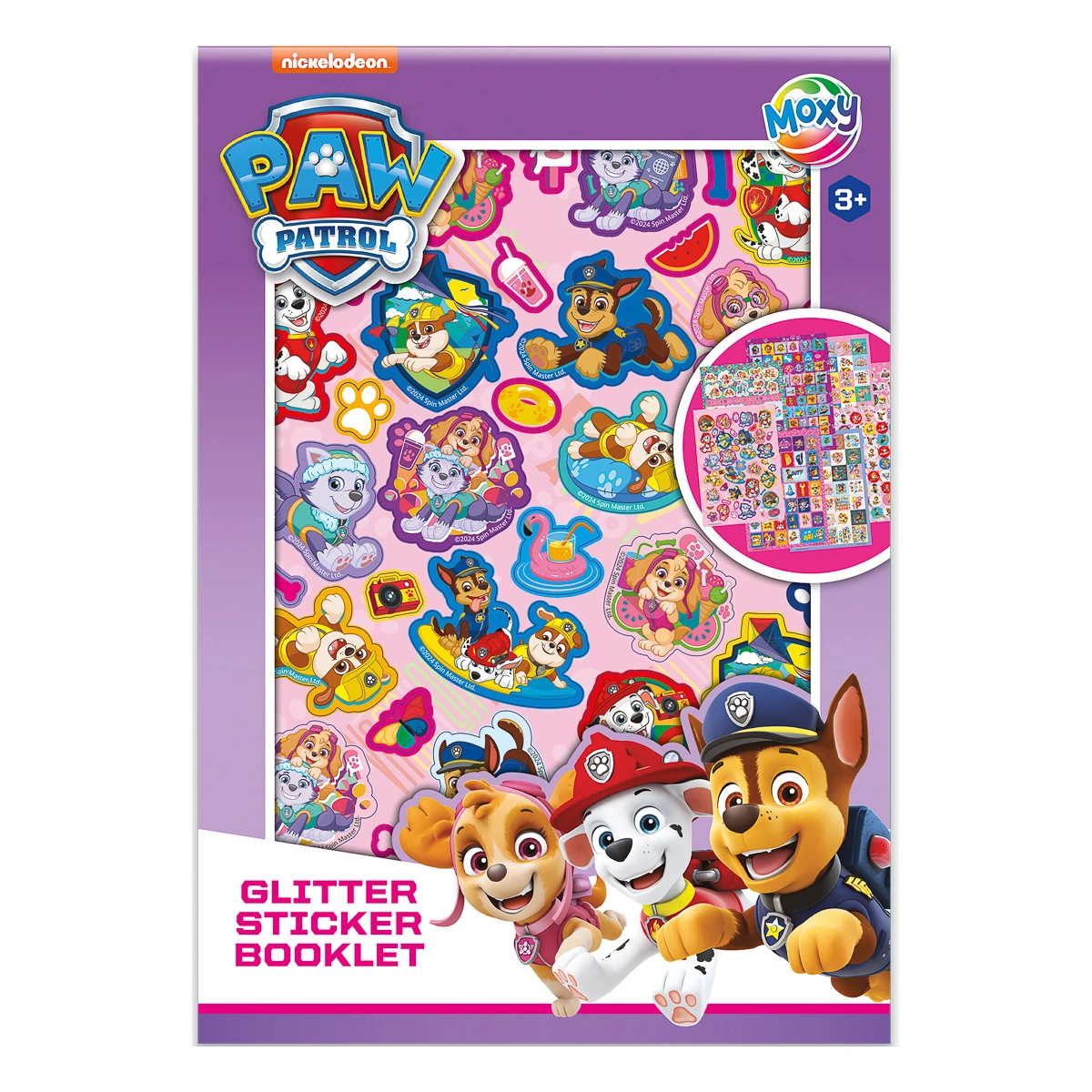 Стікербук Moxy Paw Patrol з блискучими наліпками 723245