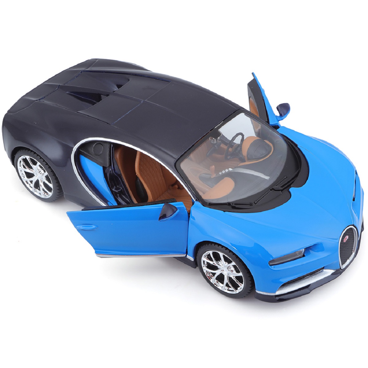 Автомодель Maisto Bugatti Chiron 1:24, 31514METBLUE/BLACK — фото 6
