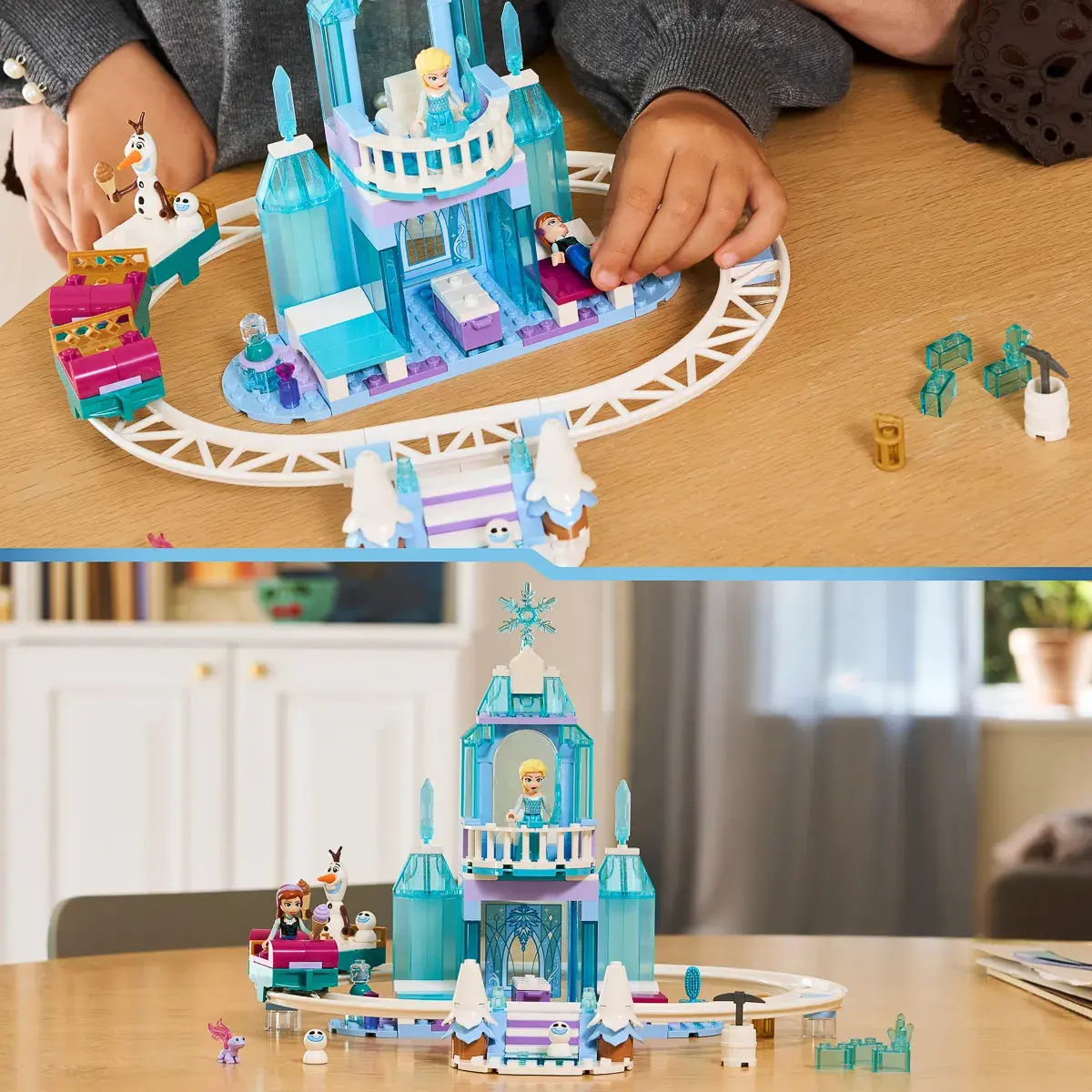 LEGO Disney Princess Крижаний палац Ельзи та веселе катання на санчатах 43281 — фото 8