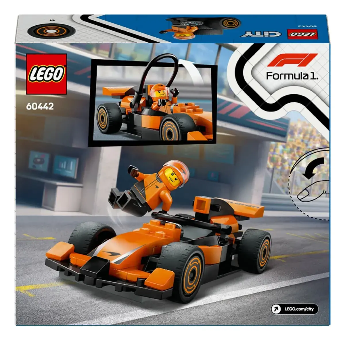 LEGO City Пілот F1 з автомобілем для перегонів команди McLaren 60442 — фото 9