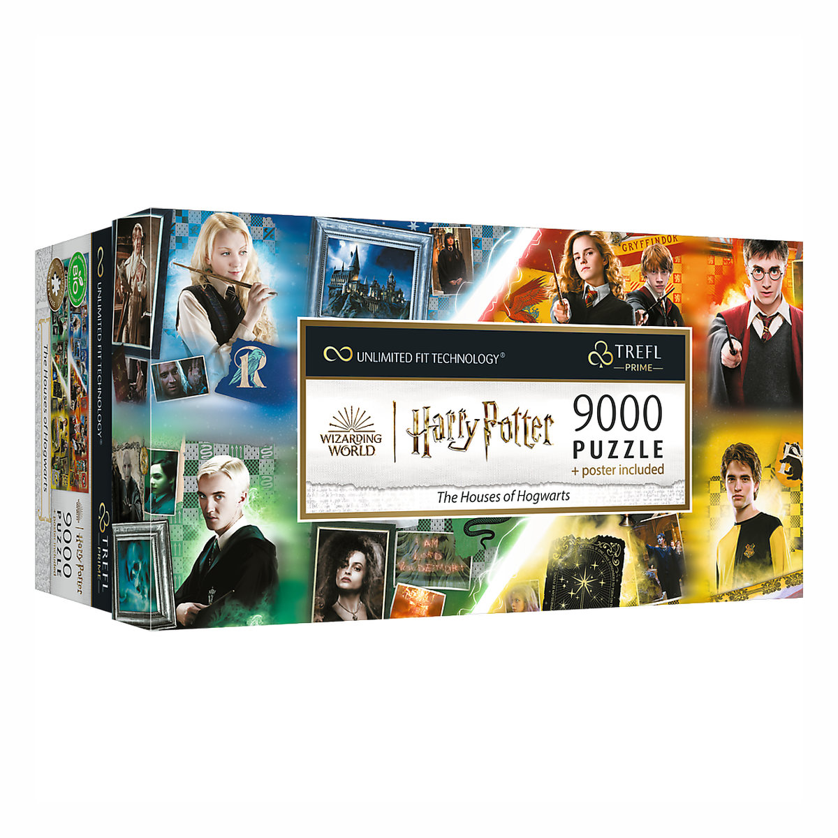 Пазл Trefl Prime UFT Harry Potter Будинки Хогвартса 9000 ел (81023)