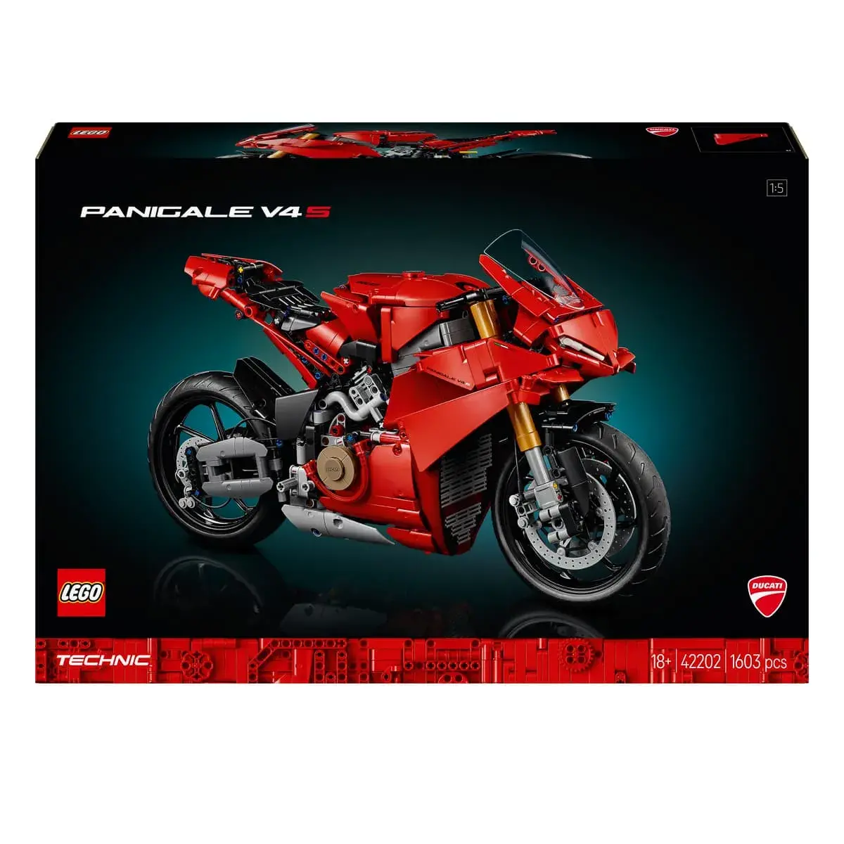 LEGO Technic Мотоцикл Ducati Panigale V4 S 42202