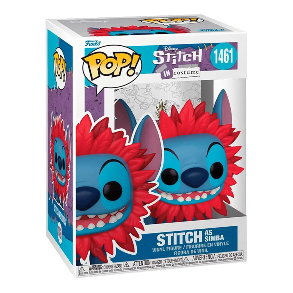 Ігрова фігурка Funko Pop Стіч у костюмі Сімби, 75164