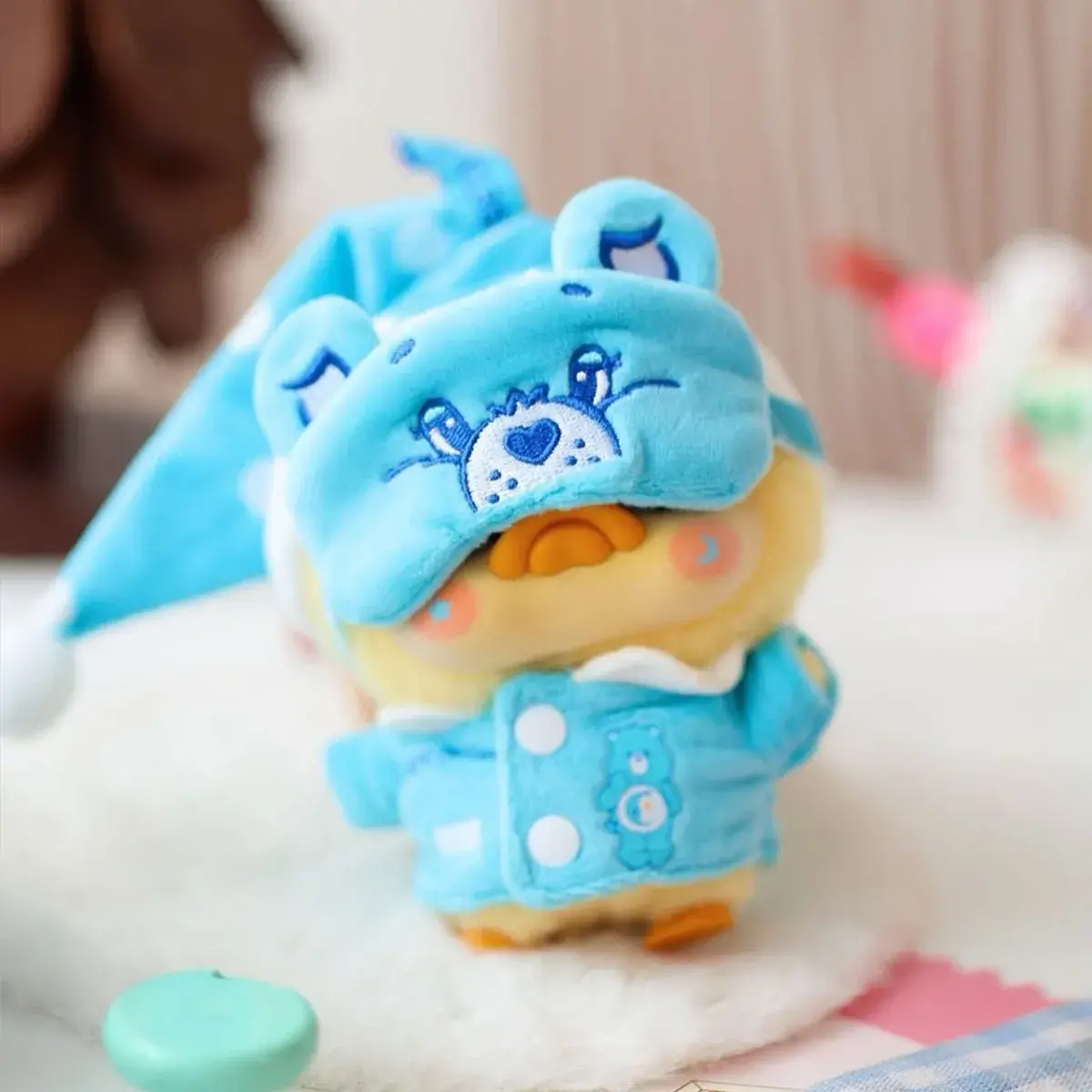 М'яка іграшка-сюрприз з кільцем Pop Top 1983toys Upset Duck x Care Bears Будь веселкою (AP17183806800C) — фото 6