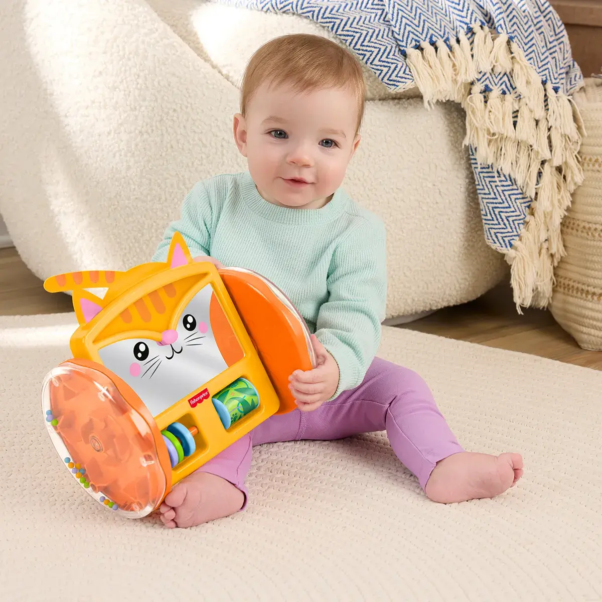 Іграшка-каталка Fisher-Price Активне кошеня (JLF98) — фото 5