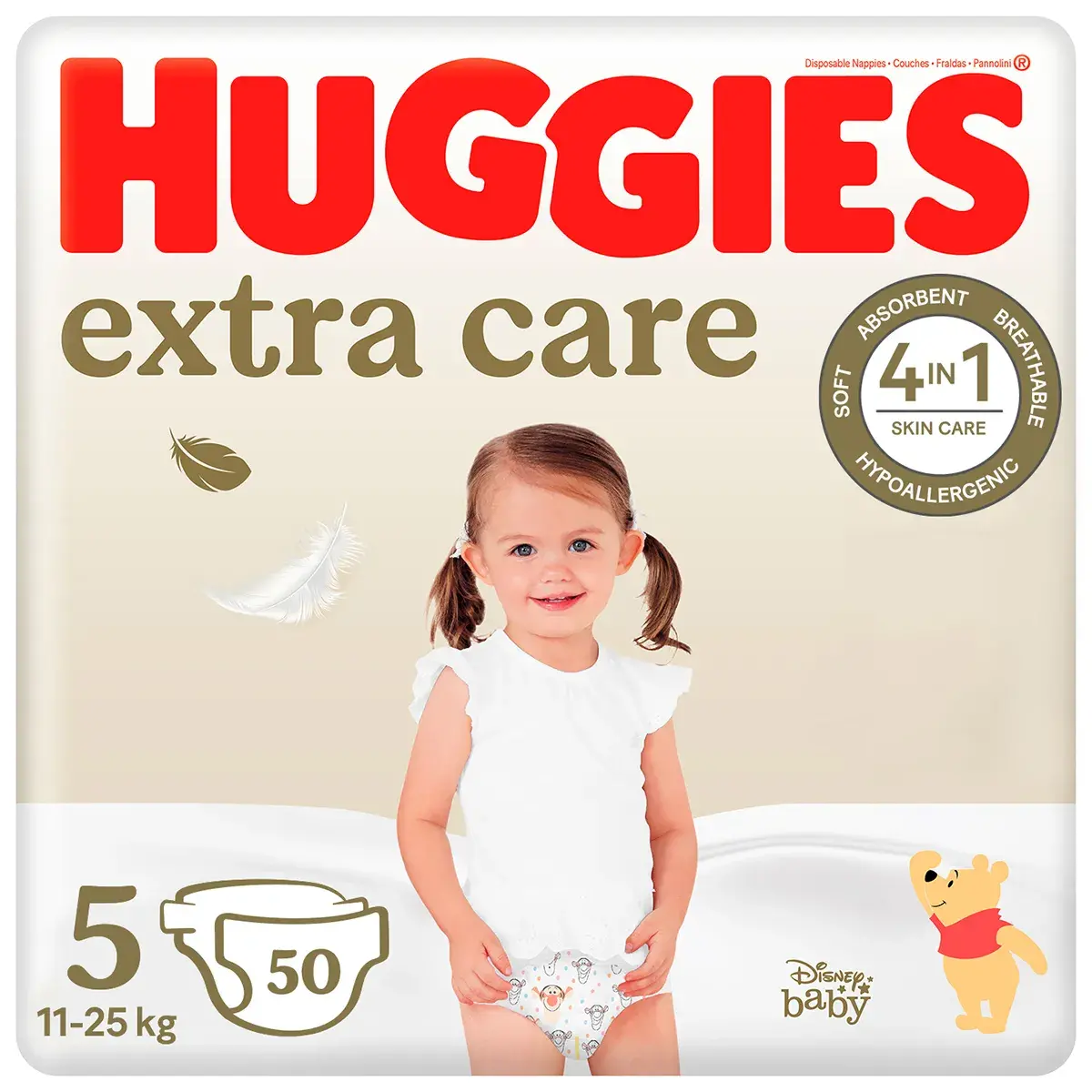 Підгузки Huggies Extra Care 5 Mega (11-25 кг) 50 шт 2591081