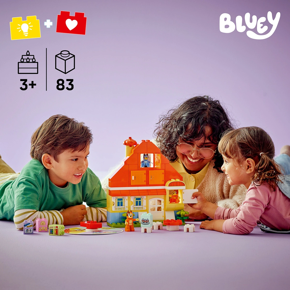 LEGO DUPLO Родинний дім Блуї із грою на запамʼятовування 10459 — фото 2