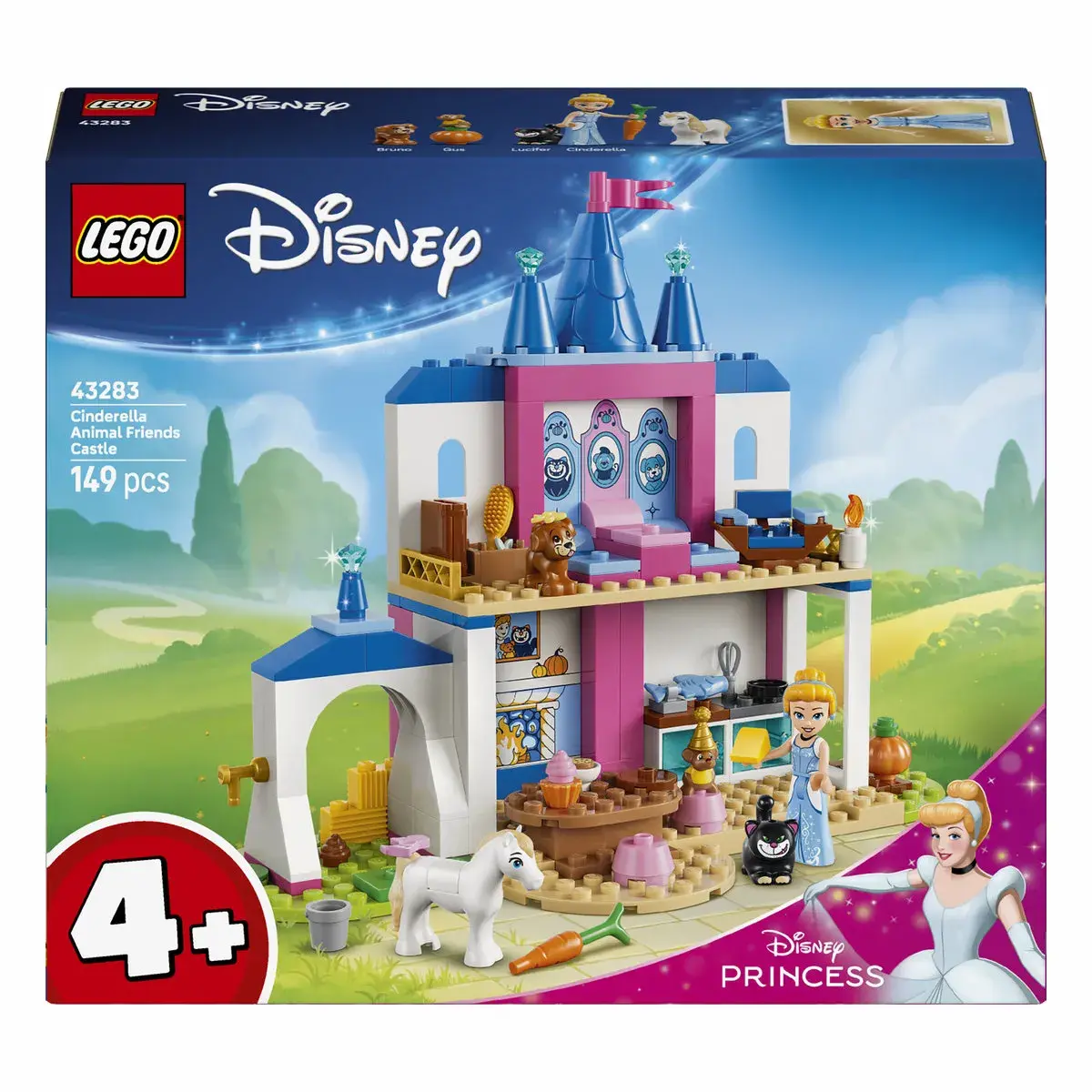 LEGO Disney Princess Замок Попелюшки та її друзів-тварин 43283