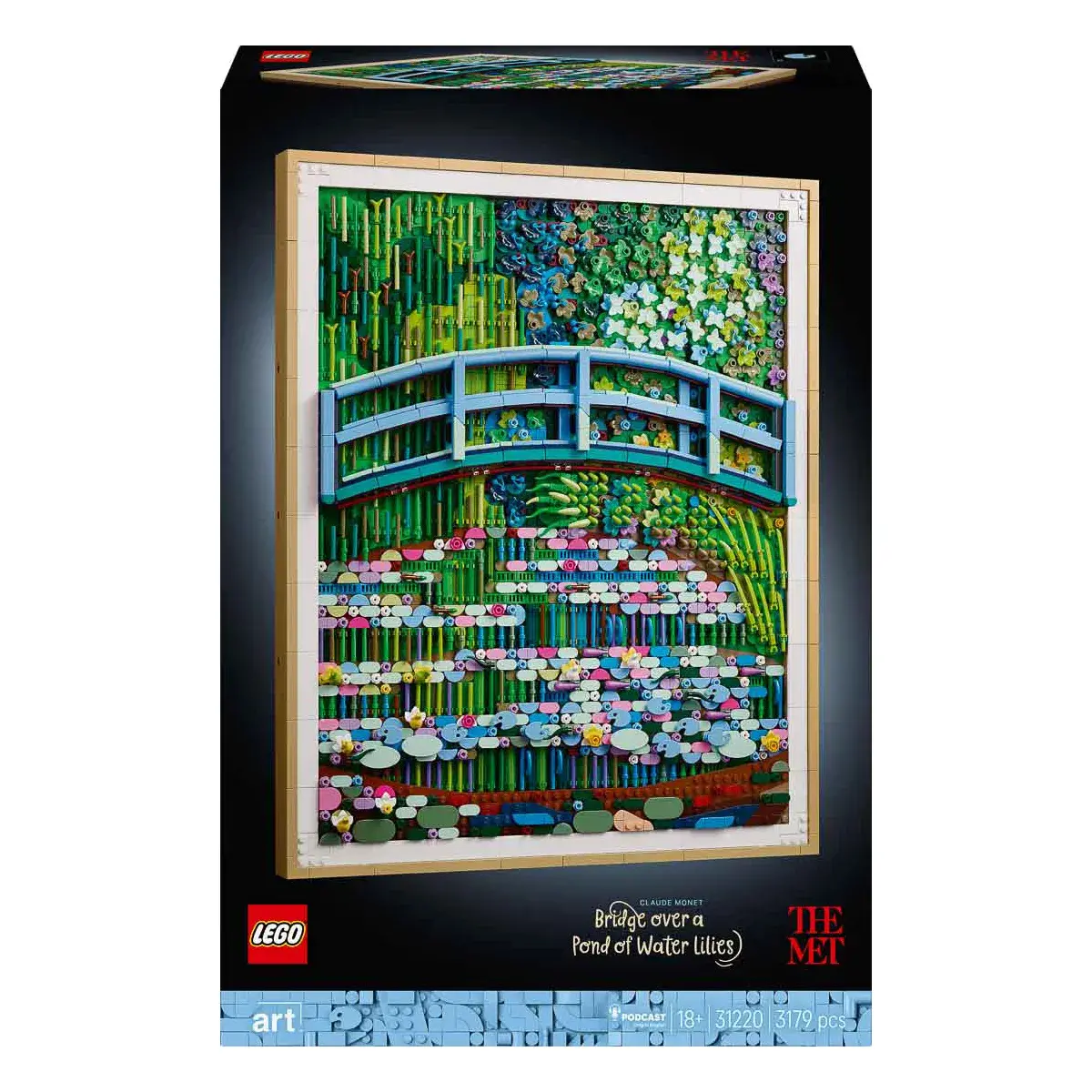 LEGO Art «Міст над ставком із лататтям» Клода Моне 31220