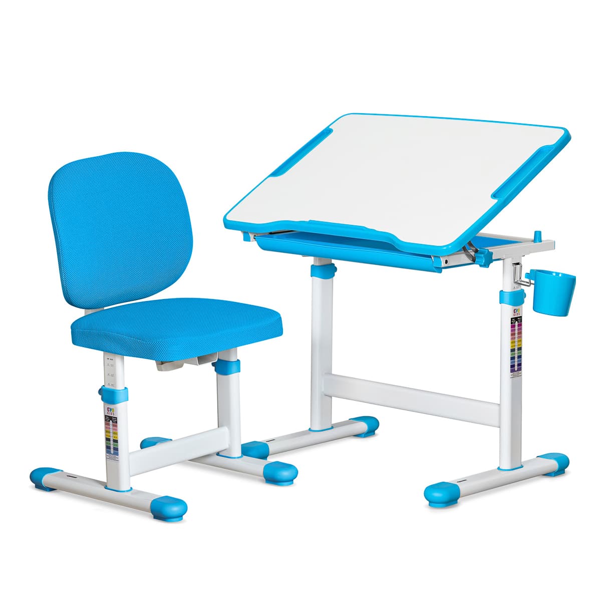 Комплект Evo-kids Стіл Стілець Evo-06 Plus Blue