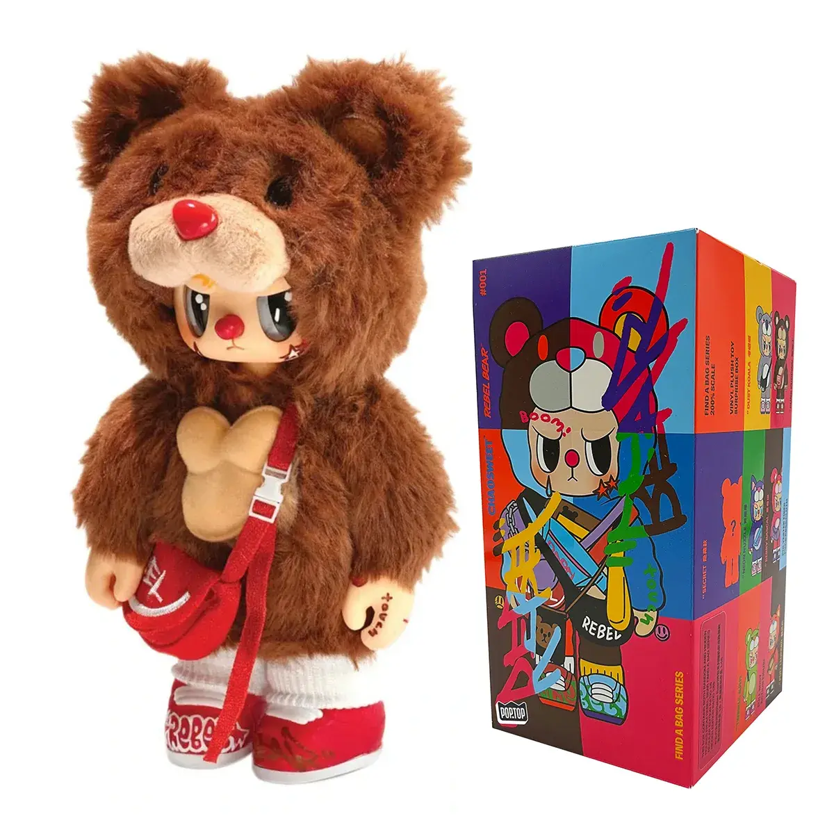 Колекційна іграшка Pop Top Rebel Bear Find A Bag Кул бой (CSRB005)