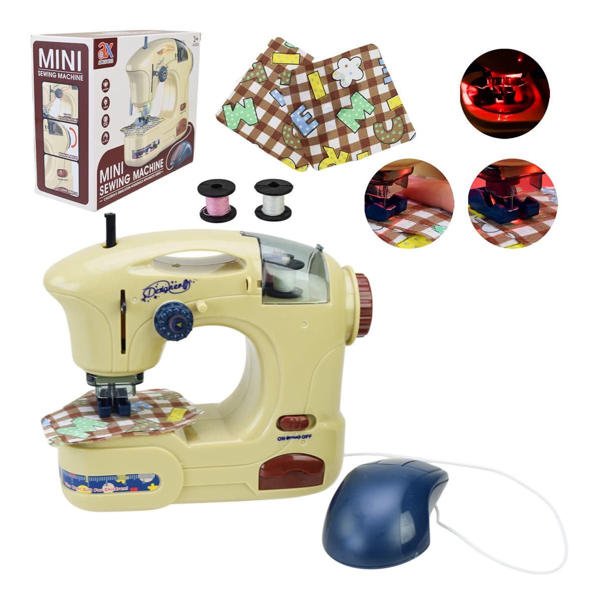 Швейна машинка Shantou Solar Mini sewing machine, 6815A — фото 2